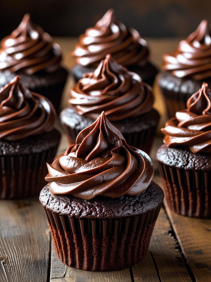 Yummy Sweety Rich Chocolate Cupcakes